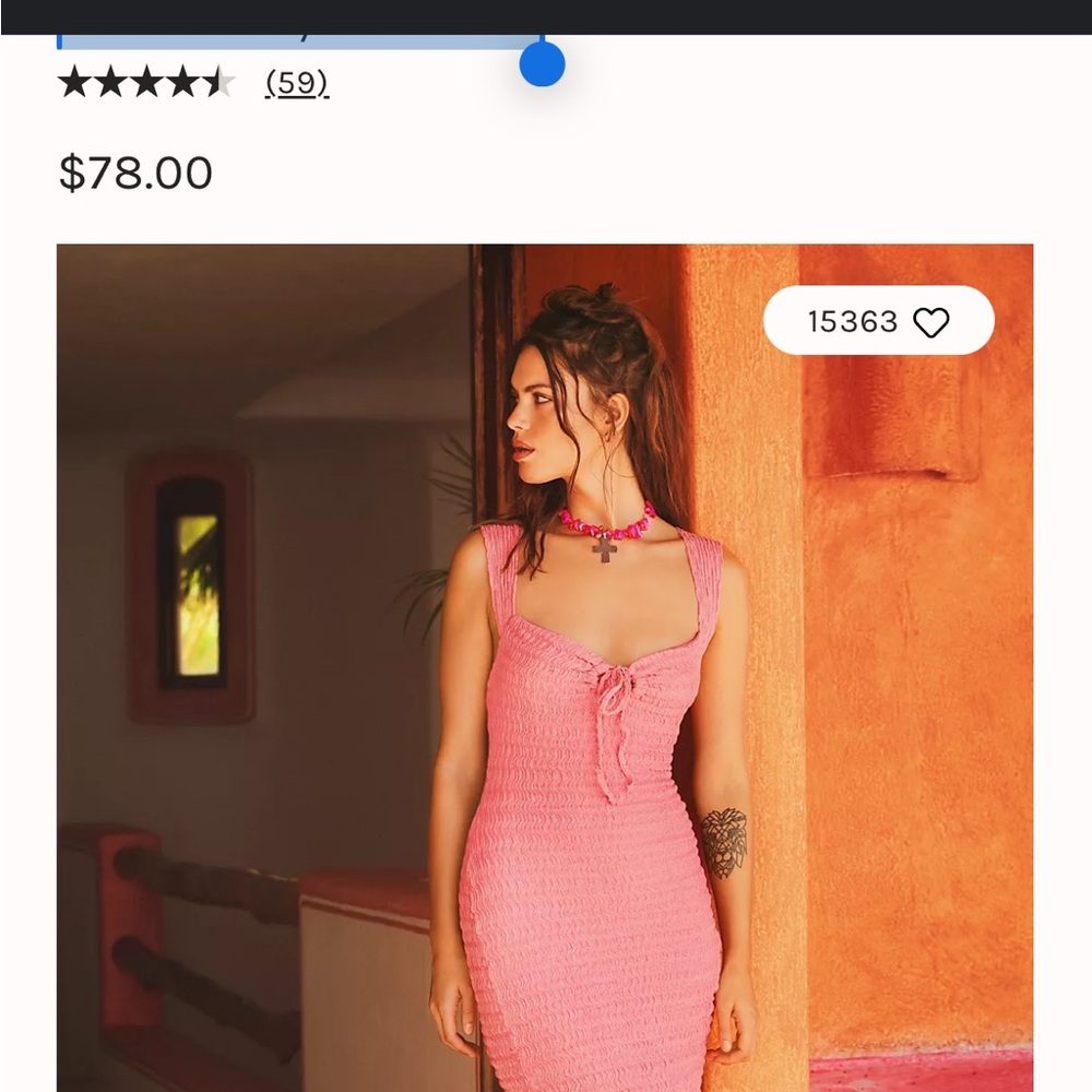 Free People Eleni Bodycon Midi